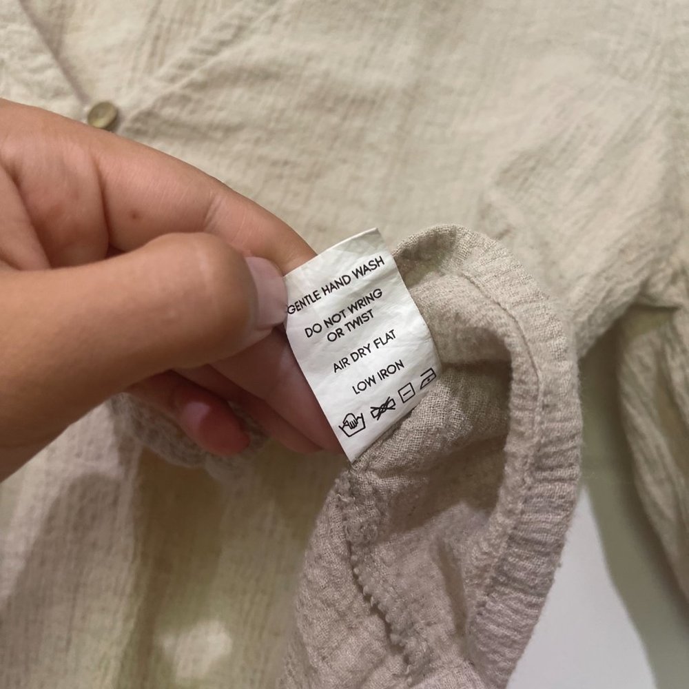 Majorelle Open Button Front Crop Top - image 4